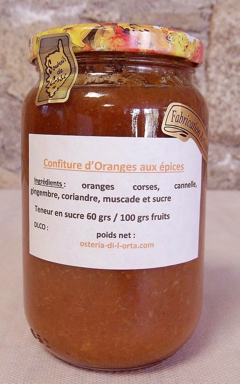 Produits corses cuisinés: Confiture d'oranges