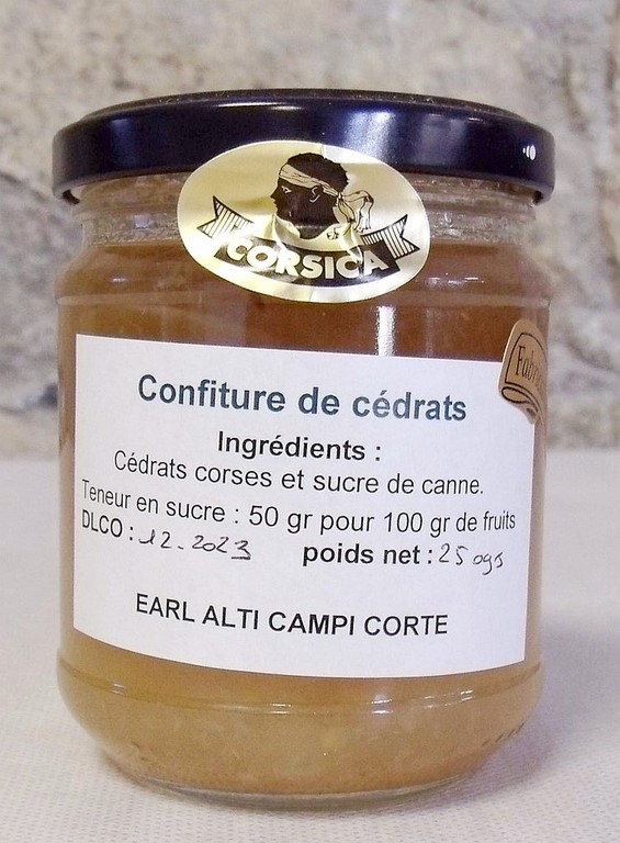 Confiture de cédrats