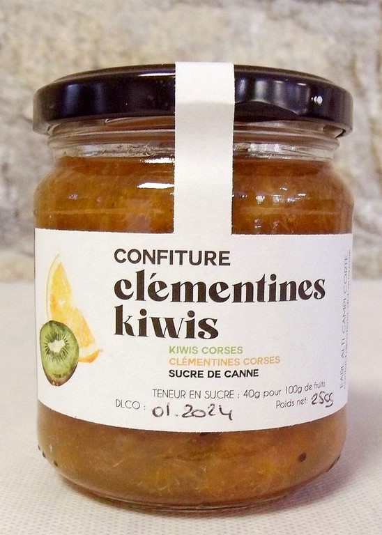 Confiture clémentines-kiwis