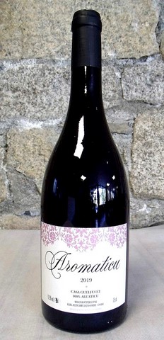 Cuvée Aromaticu rouge : 100% Aléaticu mono cépage